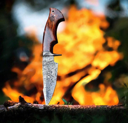 Damascus Bobcat Dagger