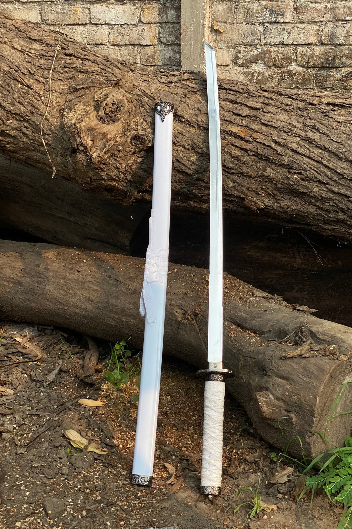 Real White Katana Sword